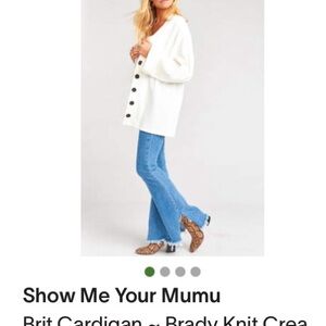 Show me your mumu Brit cardigan in Brady